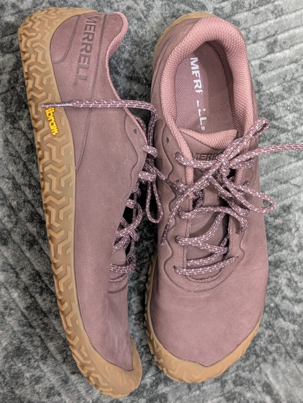 Merrell Vapor Glove 6 Women's Leather Running Barefoot Shoe Sz 10.5 Pink J067894